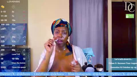 Snapshot of dchcco chatting on July 2, 6:47 pm Duchess Coco - Coco Puffs online show from July 2, 6:47 pm