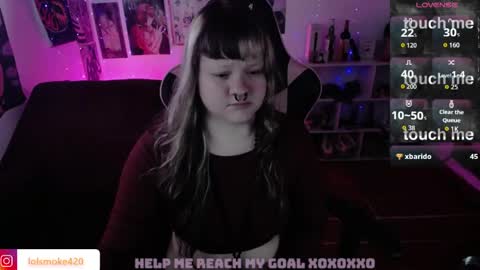 Snapshot of destroyall420 chatting on April 22, 3:02 pm Lola Bdsm and fries online show from April 22, 3:02 pm