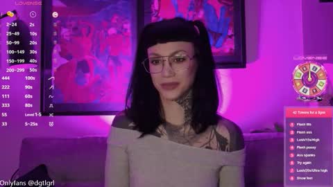 Snapshot of dgtlgrl chatting on October 28, 3:36 pm dgtlgrl online show from October 28, 3:36 pm