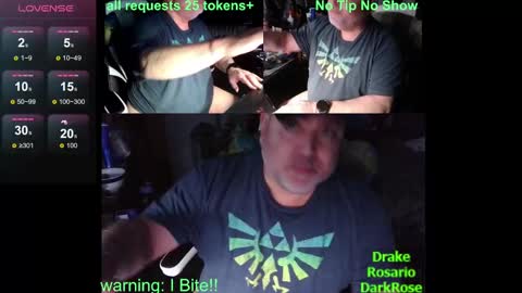 Drake D Vamp aka Drake DarkRose online show from January 13, 3:45 am