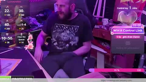 Snapshot of drawingcock chatting on February 2, 2:27 am drawingcock online show from February 2, 2:27 am