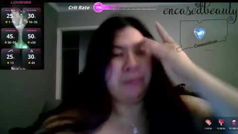 Snapshot of encasedbeauty chatting on June 21, 12:24 am Ela online show from June 21, 12:24 am