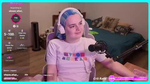 Snapshot of eva_katt chatting on June 2, 2:19 pm Gamer Katt online show from June 2, 2:19 pm