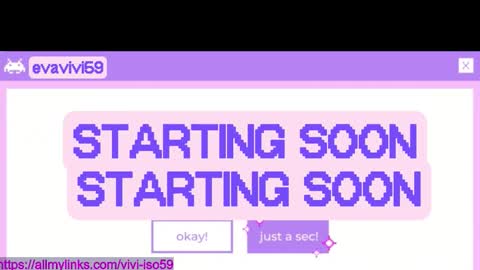 Snapshot of evavivi59 chatting on October 21, 2:12 am Vivi online show from October 21, 2:12 am