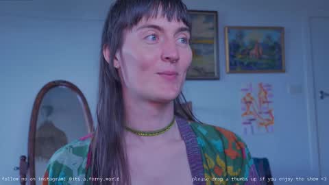 Snapshot of fernydew chatting on March 1, 1:11 am Fern next stream 430pm Monday PST online show from March 1, 1:11 am