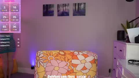 Snapshot of fiery_redhead chatting on July 27, 1:23 am Cassie Ventura online show from July 27, 1:23 am