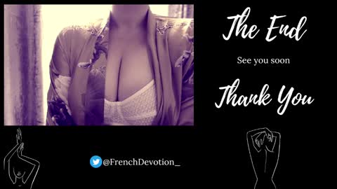 Snapshot of french_devotion chatting on January 19, 5:39 pm Louise or Lou 3 online show from January 19, 5:39 pm