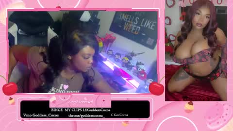 Snapshot of goddesscocoaa chatting on January 18, 7:56 am Goddess Cocoa online show from January 18, 7:56 am