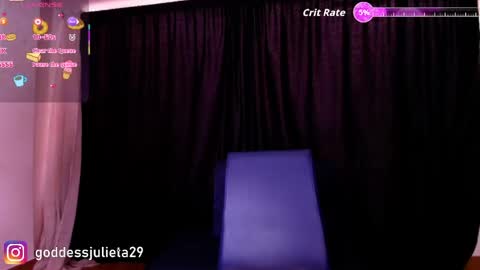 Snapshot of goddessjulieta chatting on May 16, 7:12 pm Julieta online show from May 16, 7:12 pm