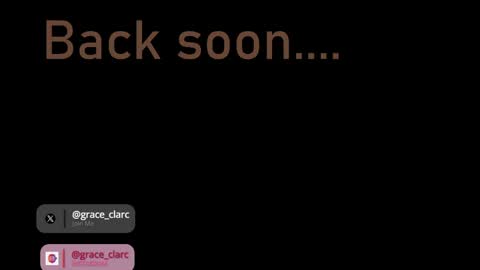 Grace clarc online show from April 12, 2:44 pm