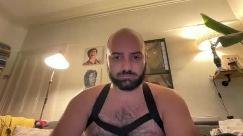 Snapshot of hairyleatherguy chatting on February 16, 9:44 pm Hairy Guy online show from February 16, 9:44 pm