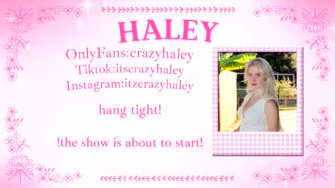 Haley online show from December 1, 2:11 pm