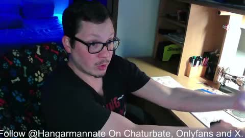 Snapshot of hangarmannate chatting on May 16, 12:18 am Nate online show from May 16, 12:18 am