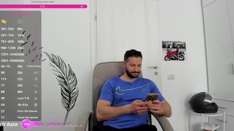Snapshot of hard_chriss chatting on May 8, 10:20 am Hard Cock online show from May 8, 10:20 am