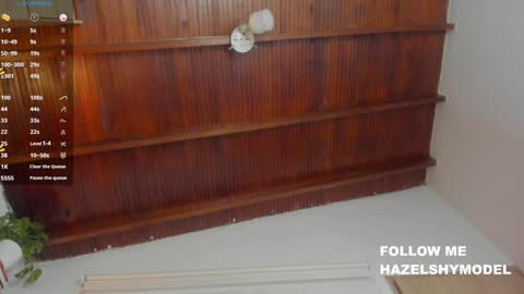 Snapshot of hazel_shy chatting on December 7, 9:50 am Im Hazel online show from December 7, 9:50 am