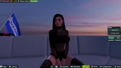 Snapshot of hinata__sweet chatting on June 9, 6:14 am Hanna online show from June 9, 6:14 am