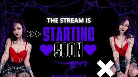 Inarafoxx online show from March 15, 9:10 pm