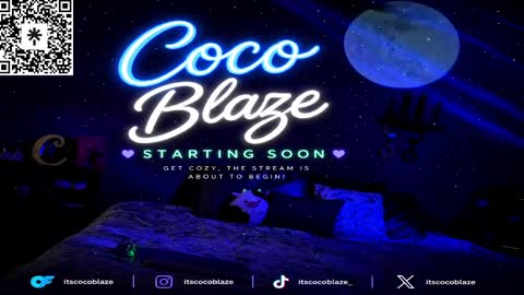 Snapshot of itscocoblaze chatting on May 23, 2:17 am CoCo Blaze online show from May 23, 2:17 am