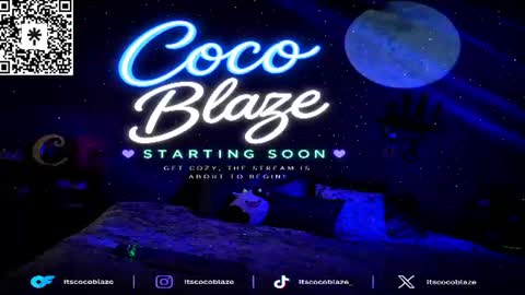 Snapshot of itscocoblaze chatting on June 10, 12:22 am CoCo Blaze online show from June 10, 12:22 am