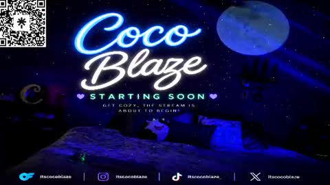 Snapshot of itscocoblaze chatting on July 25, 6:27 pm CoCo Blaze online show from July 25, 6:27 pm