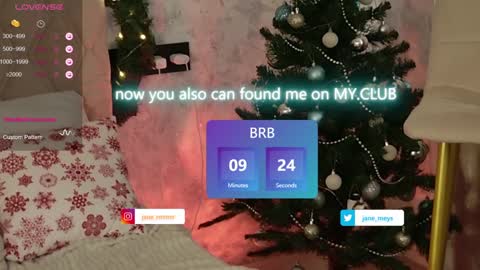 Snapshot of jane_meys chatting on December 24, 8:22 am your kitty JANE roawww online show from December 24, 8:22 am