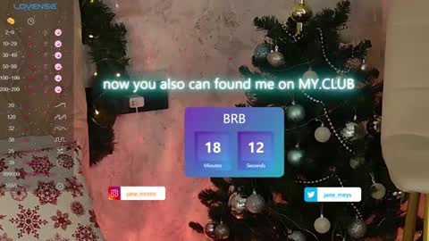 Snapshot of jane_meys chatting on December 28, 8:16 am your kitty JANE roawww online show from December 28, 8:16 am