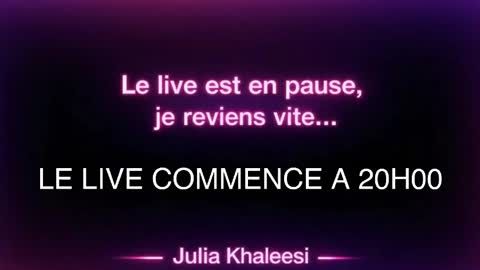 Julia Khaleesii online show from April 15, 4:58 pm