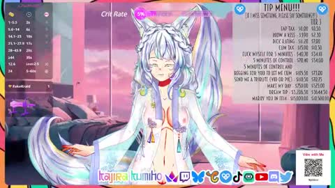 Snapshot of kajira_kumiho chatting on February 15, 2:04 am kaji 3 online show from February 15, 2:04 am