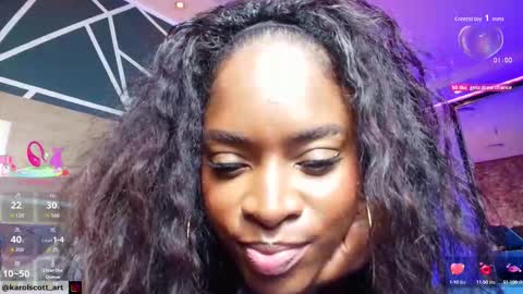 KAROL SCOTT online show from October 1, 9:54 pm