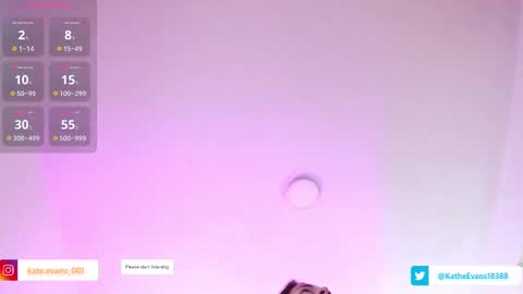 Snapshot of kate_evans1 chatting on March 10, 12:59 pm Kate Evans online show from March 10, 12:59 pm