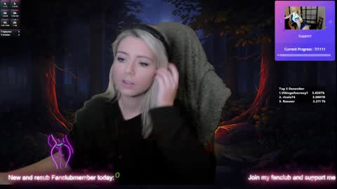 Snapshot of kimilee22 chatting on December 15, 10:15 pm Wolfs Girl online show from December 15, 10:15 pm