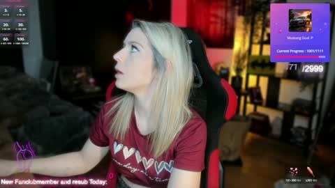 Snapshot of kimilee22 chatting on February 3, 5:56 pm Wolfs Girl online show from February 3, 5:56 pm