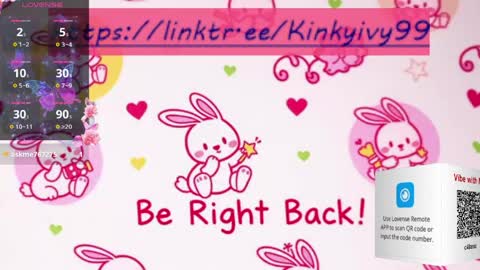 kinkyivy99 online show from May 18, 6:25 pm