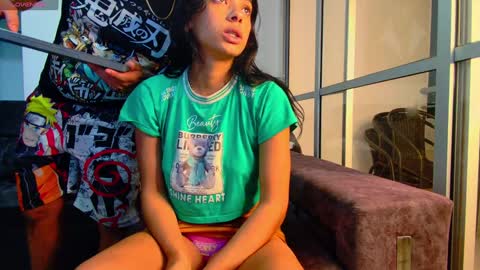 Snapshot of latin_couple77 chatting on January 18, 2:58 am Sara y Andy online show from January 18, 2:58 am