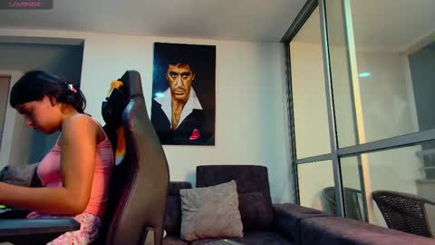 Snapshot of latin_couple77 chatting on March 12, 8:51 am Sara y Andy online show from March 12, 8:51 am