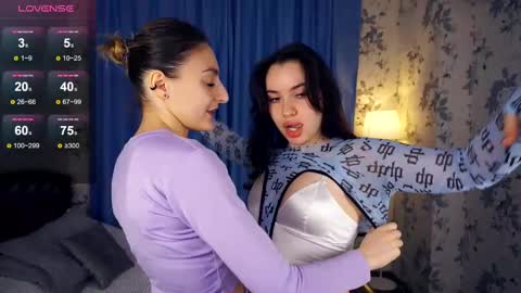 Hey hey our name is Mia  Elfy Lovense is active time to play   PVT IS OPEN  online show from February 12, 7:02 am