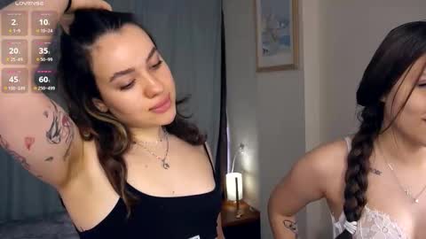 Hey hey our name is Mia  Elfy Lovense is active time to play   PVT IS OPEN  online show from October 24, 6:10 am