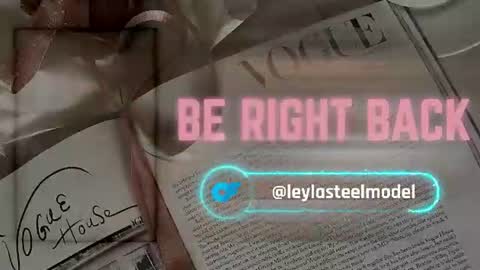 Snapshot of leyla_steel chatting on June 9, 5:02 pm INSTA leylasteel model online show from June 9, 5:02 pm