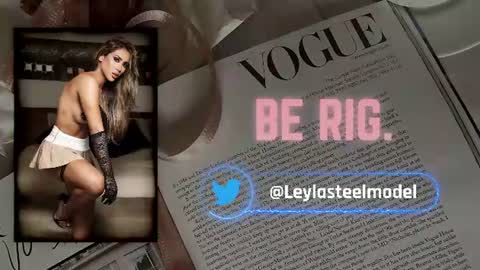 Snapshot of leyla_steel chatting on June 18, 3:49 pm INSTA leylasteel model online show from June 18, 3:49 pm