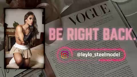 Snapshot of leyla_steel chatting on June 20, 12:08 pm INSTA leylasteel model online show from June 20, 12:08 pm