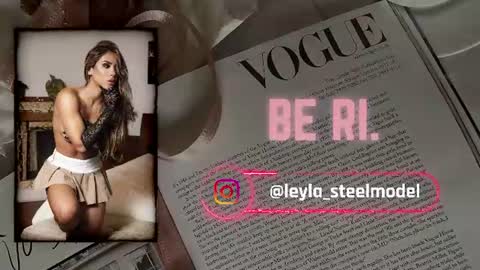 Snapshot of leyla_steel chatting on July 4, 5:19 pm INSTA leylasteel model online show from July 4, 5:19 pm