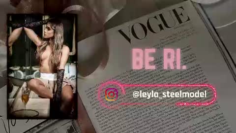 Snapshot of leyla_steel chatting on July 14, 11:38 am INSTA leylasteel model online show from July 14, 11:38 am