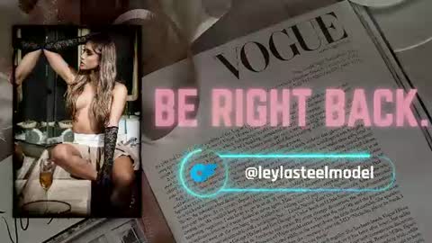 Snapshot of leyla_steel chatting on July 15, 4:23 pm INSTA leylasteel model online show from July 15, 4:23 pm