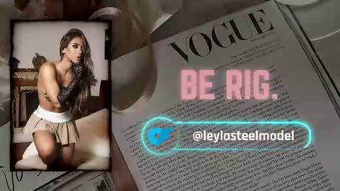 Snapshot of leyla_steel chatting on July 19, 3:54 am INSTA leylasteel model online show from July 19, 3:54 am