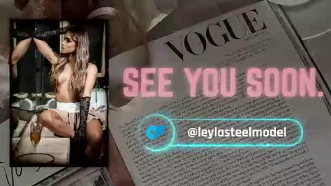 Snapshot of leyla_steel chatting on July 20, 3:25 pm INSTA leylasteel model online show from July 20, 3:25 pm
