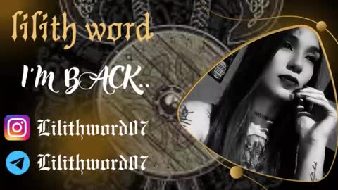 Call me Lilith online show from January 15, 3:00 am