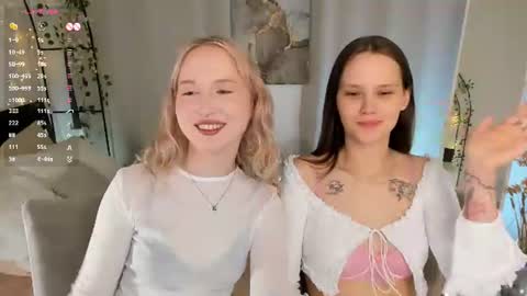 Snapshot of lisaluve chatting on June 13, 9:24 pm Lisa blonde Alisa brunette online show from June 13, 9:24 pm