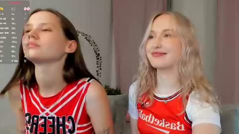 Snapshot of lisaluve chatting on July 2, 3:23 am Lisa blonde Alisa brunette online show from July 2, 3:23 am