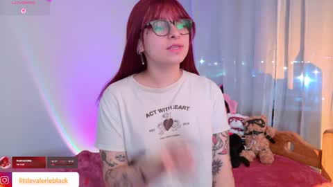 Snapshot of littlevalerie chatting on July 13, 12:13 am Valerie online show from July 13, 12:13 am