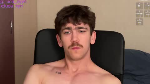 Snapshot of luca_syn chatting on June 4, 8:37 pm Luca S online show from June 4, 8:37 pm